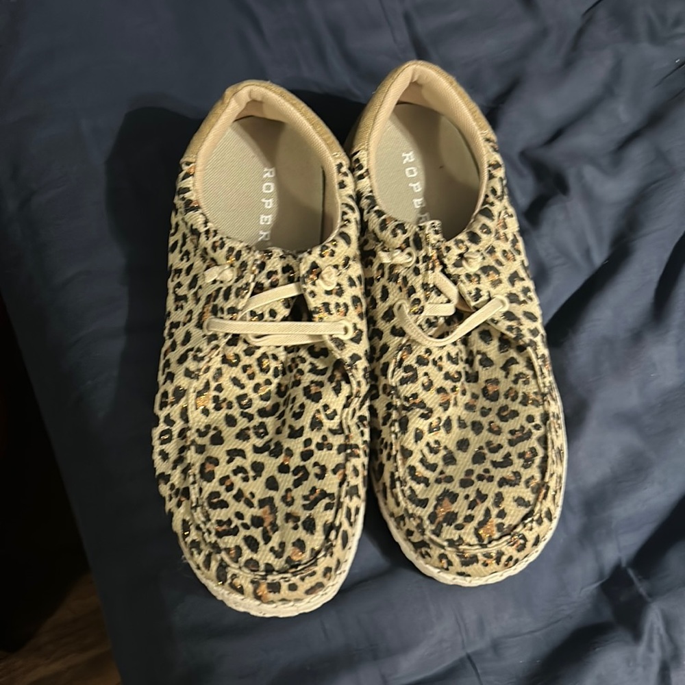 Roper cheetah print sz 10.5